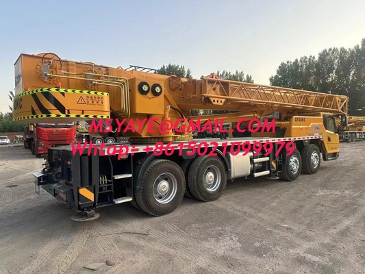 40T XCMG мощный мобильный используемый кран обновленный грузовик Гидравлический кран с U-образным бумом